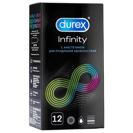 Презервативы Дюрекс №12 Infinity