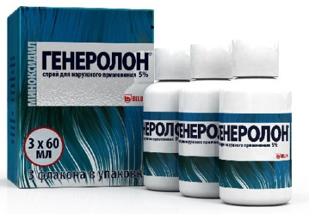 Генеролон спрей д/нар. прим. 5% 60мл фл. №3