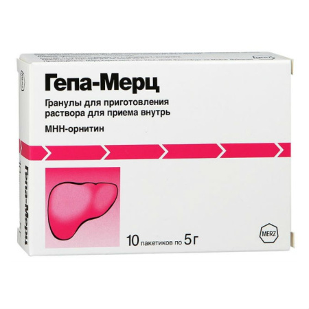 Гепа-Мерц гран. д/р-ра внутр. 5г 3г N10