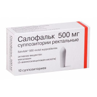 Салофальк супп рект 500 мг х10