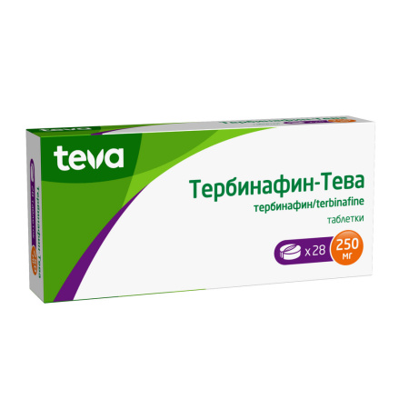 Тербинафин-Тева таб. 250мг N28