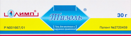 ТИЗОЛЬ 30,0 ГЕЛЬ Д/МЕСТ И НАРУЖ ПРИМ