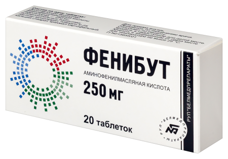 Фенибут таб. 250мг №20
