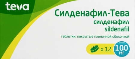 Силденафил-Тева таб. п.п.о. 100мг N12