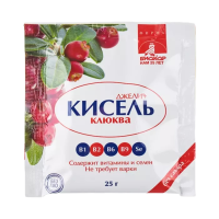 ДЖЕЛИ+ КИСЕЛЬ КЛЮКВА 25,0 ПОРОШОК ГРАНУЛИРОВАННЫЙ