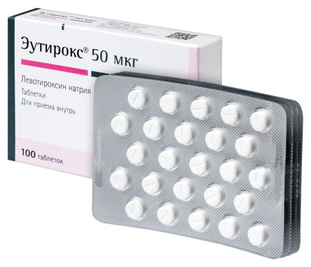 Эутирокс таб. 50мкг N100