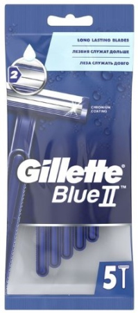 GILLETTE BLUE 2 PLUS БРИТВЫ БЕЗОПАСНЫЕ ОДНОРАЗОВЫЕ N5 /АКЦИЯ за 1 шт./