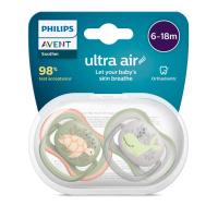 AVENT СОСКА-ПУСТЫШКА СИЛИКОНОВАЯ ULTRA AIR 6-18МЕС N2 SCF085/60