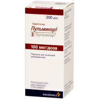 Пульмикорт Турбухалер пор. д/ингал. доз. 0,1мг/доза 200доз N1