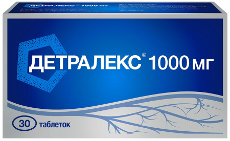 Детралекс таб. п/п/о 1000мг №30