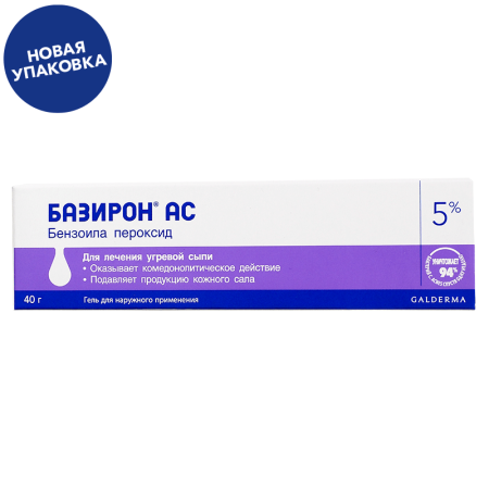 БАЗИРОН АС 5% 40,0 ГЕЛЬ