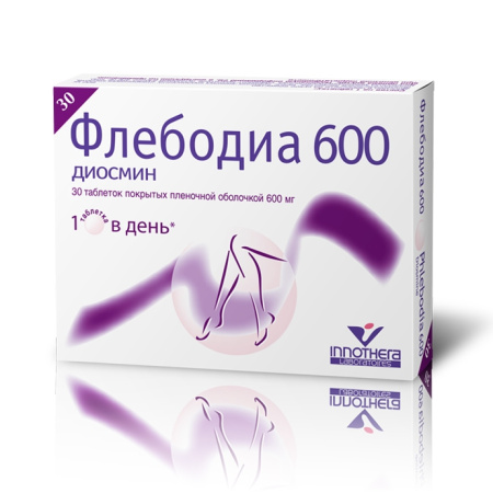 ФЛЕБОДИА 600 600 МГ N30 ТАБЛ П/ПЛЕН/ОБОЛОЧ