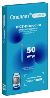 Сателлит экспресс тест-полоски д/глюкометра N50