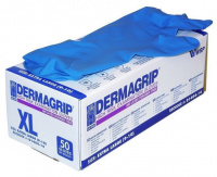 Перчатки Dermagrip High Risk  р.XL 25 пар. смотр, повыш/прочн, н/стер, н/опудр.