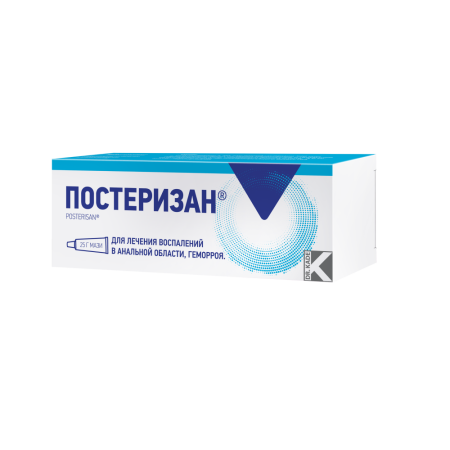 Постеризан мазь д/рект. и наружн. прим. 25г