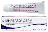 МИРВАЗО ДЕРМ 0,5% 30,0 ГЕЛЬ Д/НАРУЖ ПРИМ