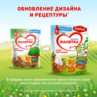МАЛЮТКА КАША МОЛОЧНАЯ ГРЕЧНЕВАЯ 220,0