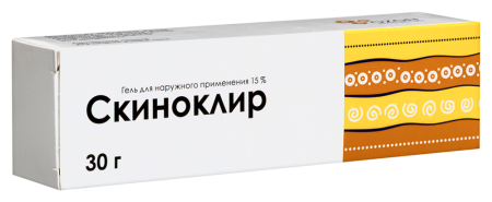 Скиноклир гель 15% 30г N1