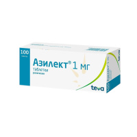 Азилект таб. 1мг N100