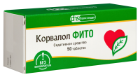 КОРВАЛОЛ ФИТО 1,16 МГ + 28 МГ + 16,4 МГ N50 ТАБЛ