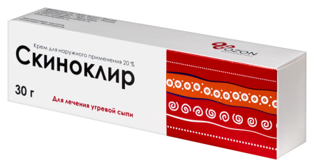 Скиноклир крем д/нар.прим. 20% туба 30г