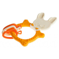 ROXY-KIDS УНИВЕРСАЛЬНЫЙ ПРОРЕЗЫВАТЕЛЬ BUNNY TEETHER 3+/ГОРЧИЧНЫЙ