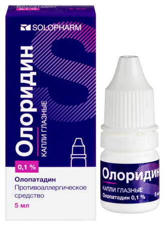 Олоридин капли гл. 0,1% 5мл N1