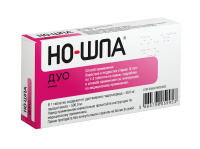 НО-ШПА ДУО 40 МГ + 500 МГ N12 ТАБЛ