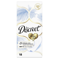 DISCREET SKIN LOVE MULTIFORM ЕЖЕДНЕВНЫЕ ГИГИЕНИЧЕСКИЕ ПРОКЛАДКИ N18