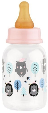 LUBBY БУТЫЛОЧКА ЛАТЕКСНАЯ СОСКА 0+ 125МЛ /13565