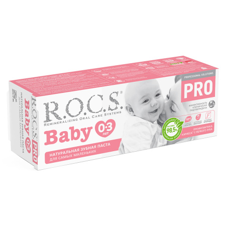 ROCS ЗУБНАЯ ПАСТА PRO BABY 45,0