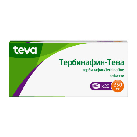 Тербинафин-Тева таб. 250мг N28