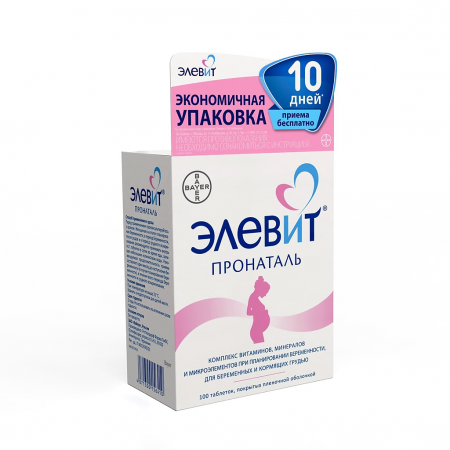 Элевит пронаталь таб. п/п/о №100
