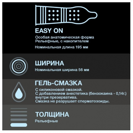 Презервативы Дюрекс №3 Dual Extase