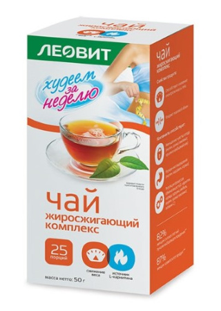 Худеем за неделю чай жиросжигающий комплекс 2г N25