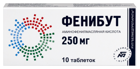 Фенибут таб. 250мг N10