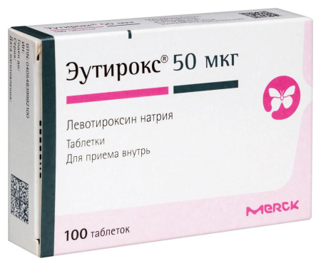 Эутирокс таб. 50мкг N100