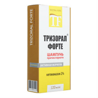 ТРИЗОРАЛ ФОРТЕ ШАМПУНЬ ПРОТИВ ПЕРХОТИ 120МЛ