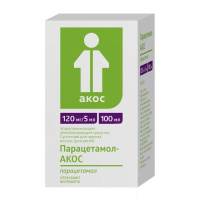 Парацетамол-Акос сусп. внутр. д/детей 120мг/5мл 100мл N1