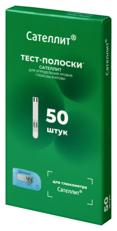 Полоска электрохим. однократ. прим Сателлит ПКГЭ-02 х50