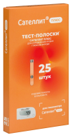 Тест-полоски д/опр. глюкозы Элта Сателлит плюс №25