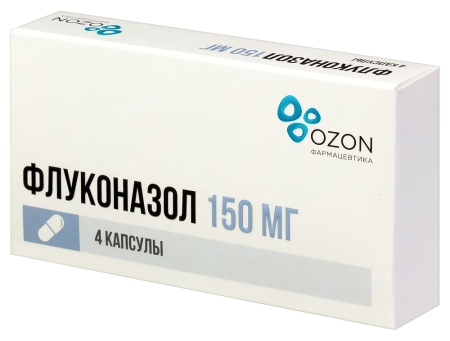 ФЛУКОНАЗОЛ 150 МГ N4 КАПС /ОЗОН/