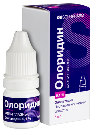 Олоридин капли гл. 0,1% 5мл N1