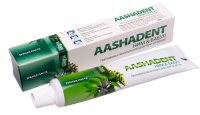 AASHA HERBALS ЗУБНАЯ ПАСТА НИМ И БАБУЛ AASHADENT 100,0