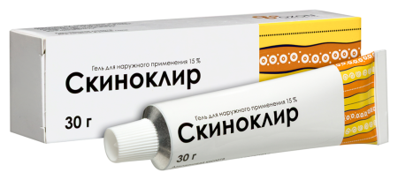 Скиноклир гель 15% 30г N1