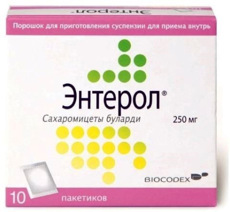 Энтерол пор. д/сусп.внутр. 250мг N10