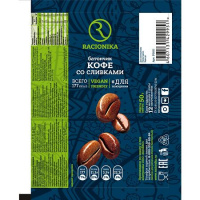 RACIONIKA DIET БАТОНЧИК ДЛЯ ПОХУДЕНИЯ КОФЕ СО СЛИВКАМИ 50,0
