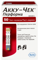 Тест-полоски д/опр. глюкозы Accu-Chek Performa №50