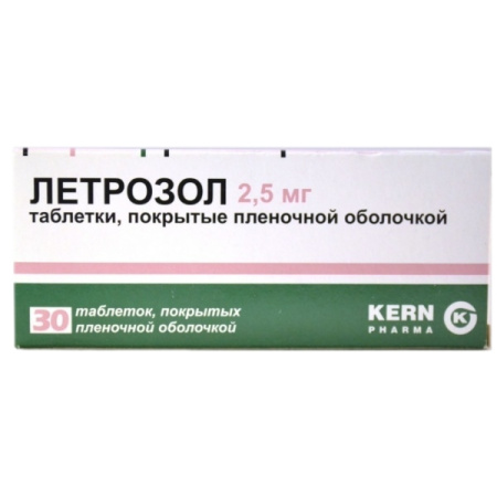 Летрозол таб. п.п.о. 2,5мг N30