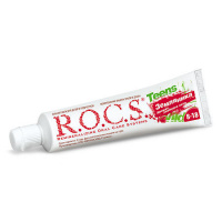 ROCS ЗУБНАЯ ПАСТА TEENS АРОМАТ ЗНОЙНОГО ЛЕТА СО ВКУСОМ ЗЕМЛЯНИКИ 74,0